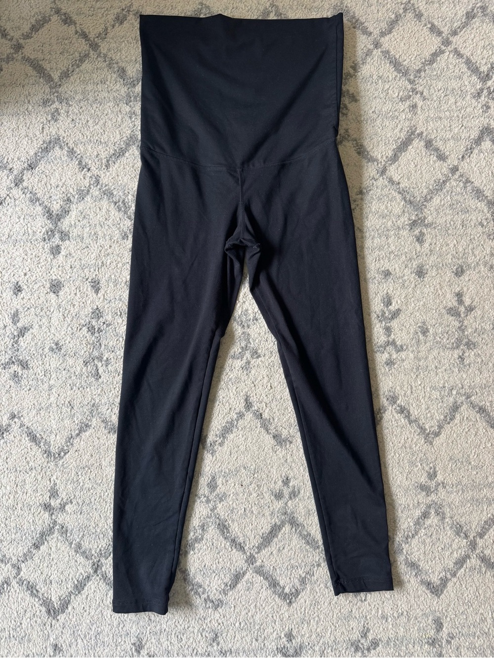 Kindred Bravely Black Maternity Leggings with High Waist